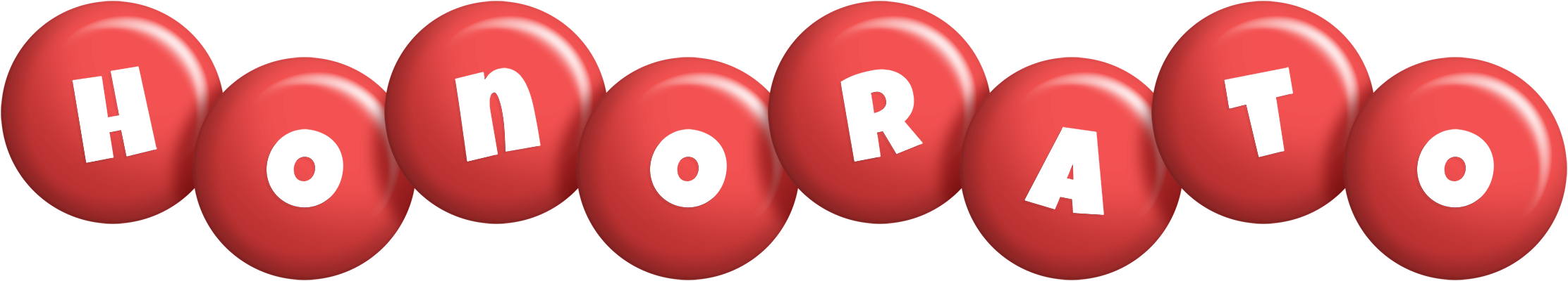 Honorato candy-red logo
