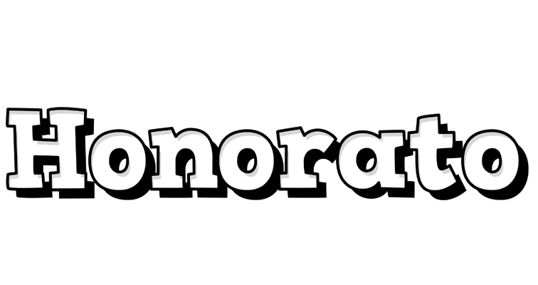 Honorato snowing logo
