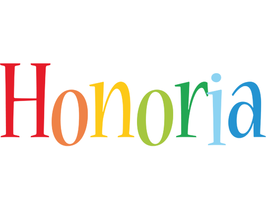 Honoria birthday logo