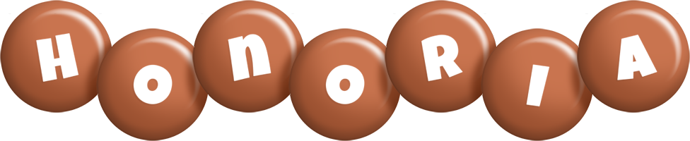 Honoria candy-brown logo