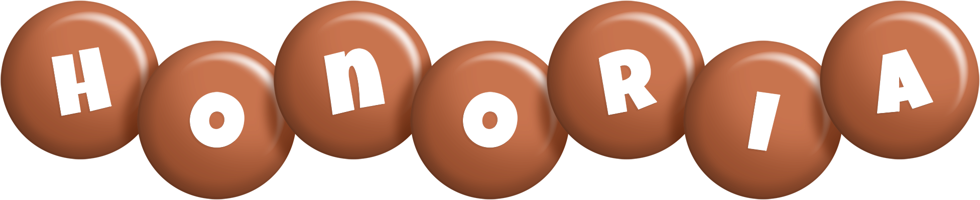 Honoria candy-brown logo