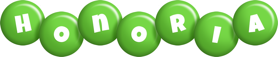 Honoria candy-green logo