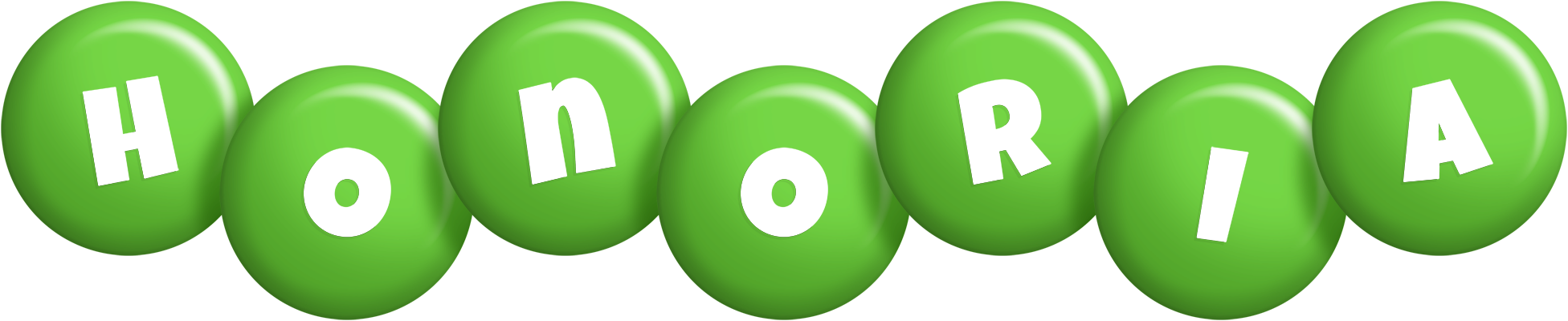 Honoria candy-green logo