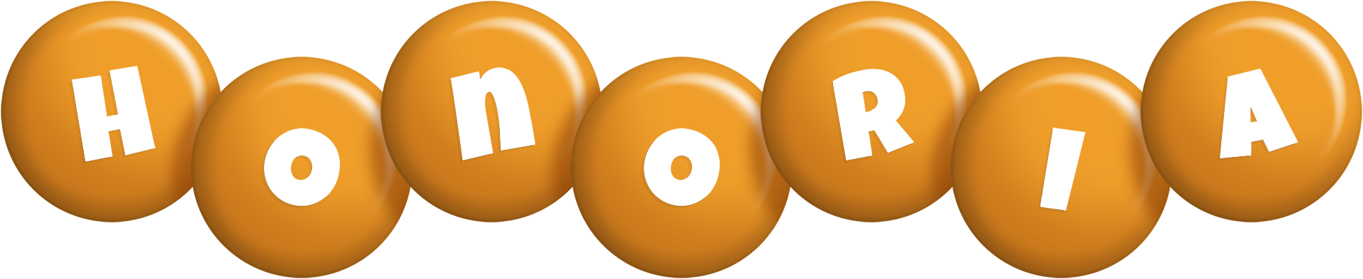 Honoria candy-orange logo