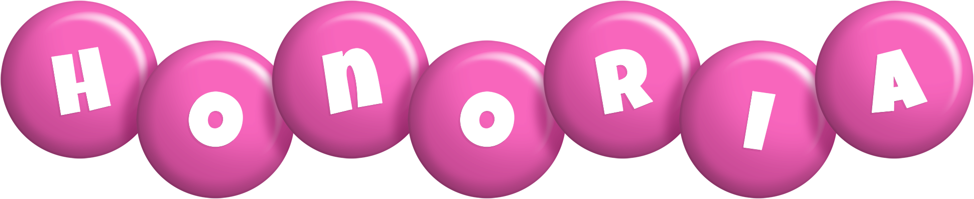Honoria candy-pink logo