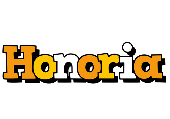 Honoria cartoon logo