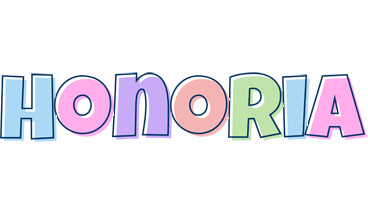 Honoria pastel logo