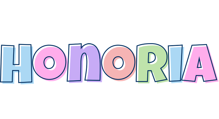 Honoria pastel logo