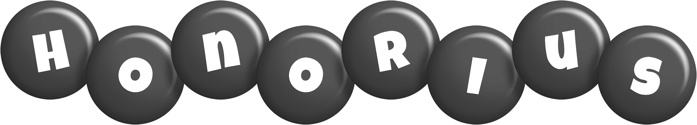 Honorius candy-black logo