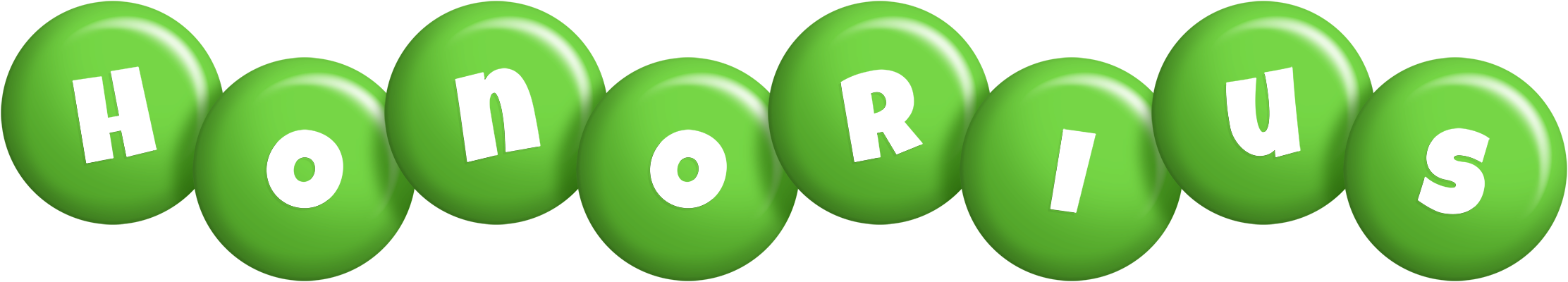 Honorius candy-green logo