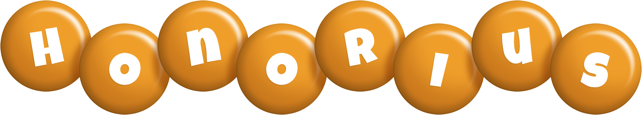 Honorius candy-orange logo