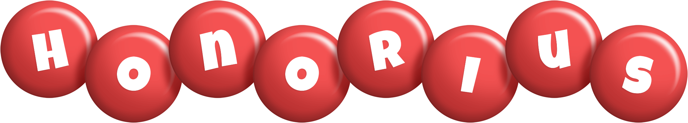 Honorius candy-red logo