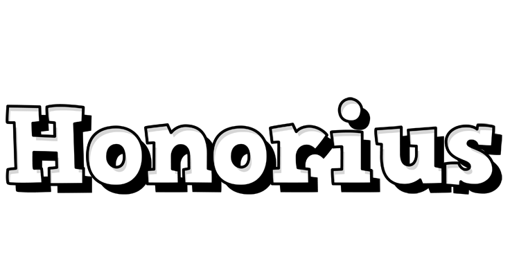 Honorius snowing logo
