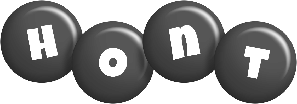 Hont candy-black logo
