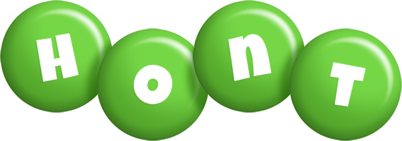 Hont candy-green logo
