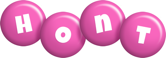 Hont candy-pink logo