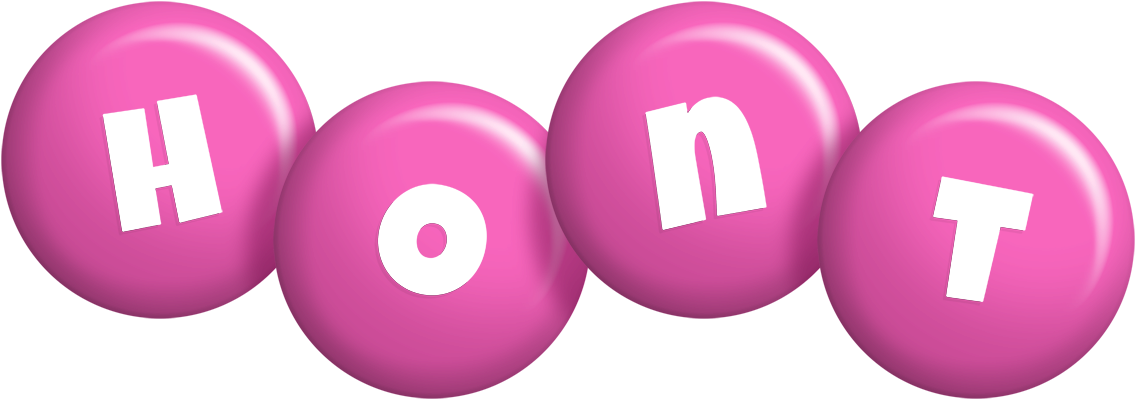Hont candy-pink logo
