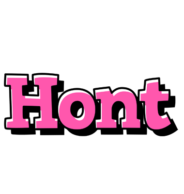 Hont girlish logo