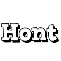 Hont snowing logo