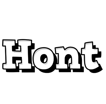 Hont snowing logo