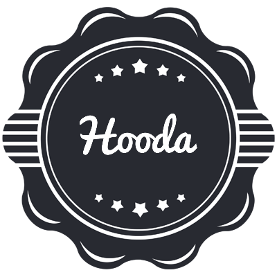 Hooda badge logo