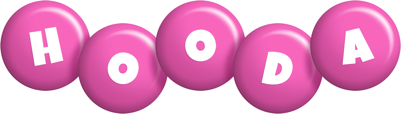 Hooda candy-pink logo