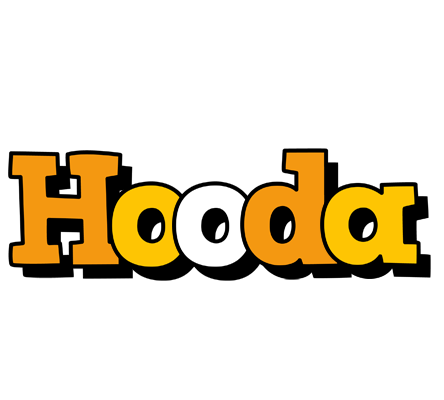 Hooda cartoon logo