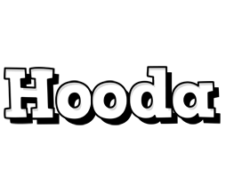 Hooda snowing logo