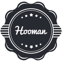 Hooman badge logo