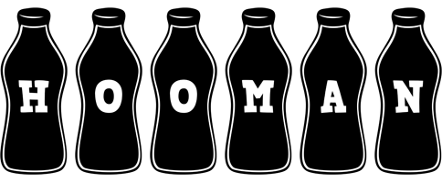 Hooman bottle logo