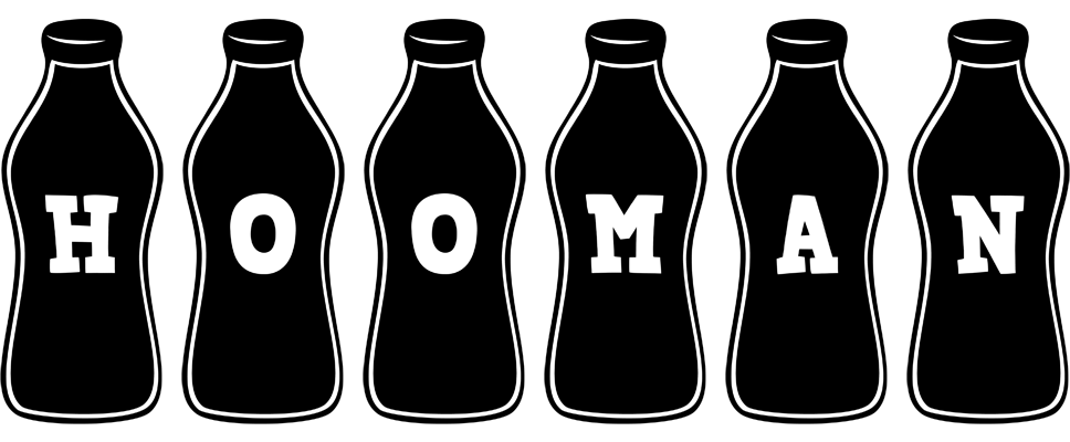 Hooman bottle logo