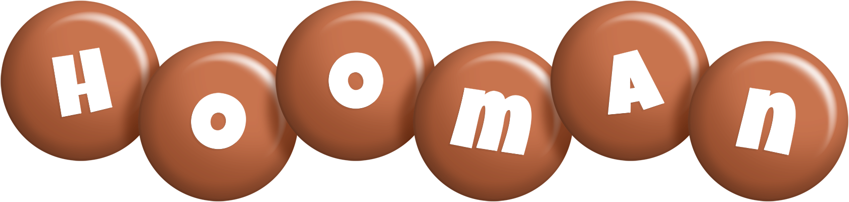 Hooman candy-brown logo