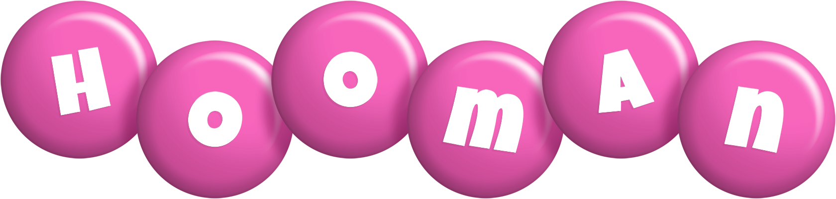 Hooman candy-pink logo