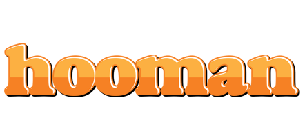 Hooman orange logo