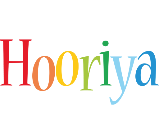 Hooriya birthday logo