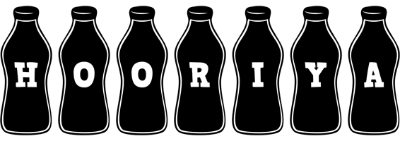 Hooriya bottle logo