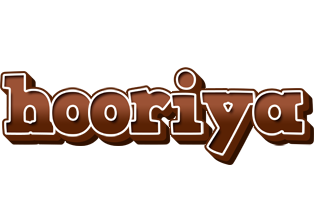 Hooriya brownie logo