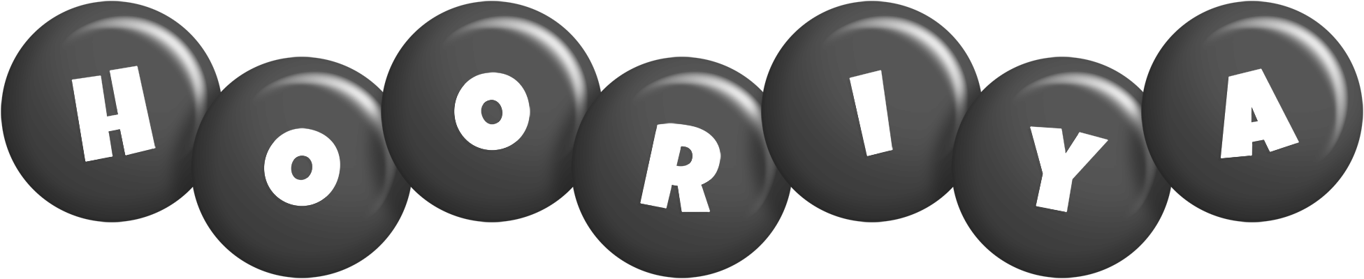 Hooriya candy-black logo