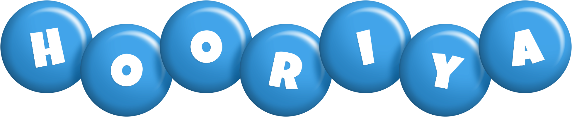 Hooriya candy-blue logo