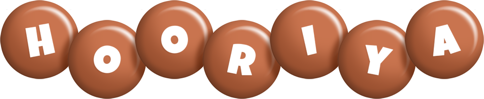 Hooriya candy-brown logo