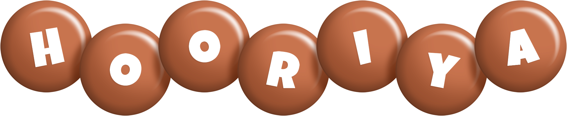 Hooriya candy-brown logo