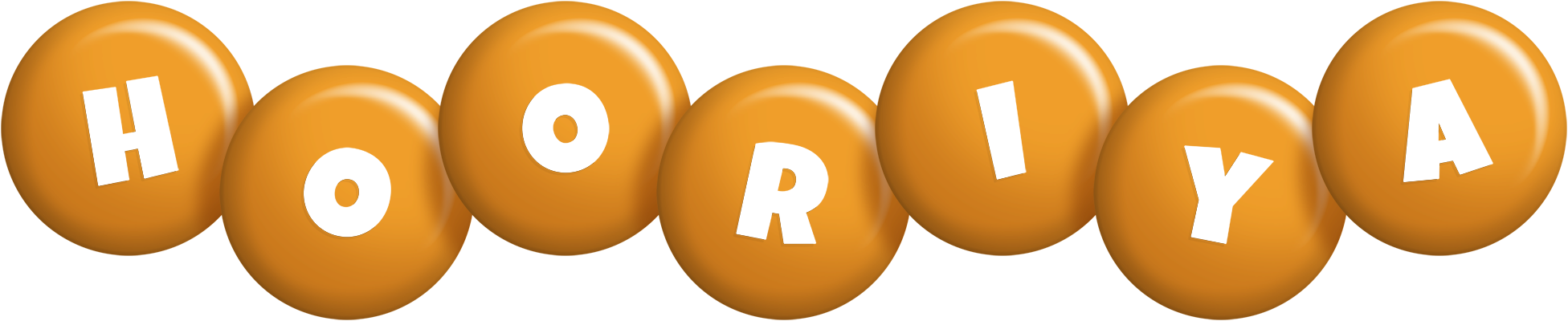 Hooriya candy-orange logo