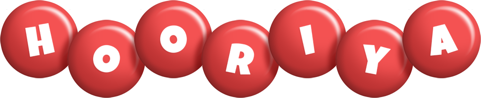 Hooriya candy-red logo