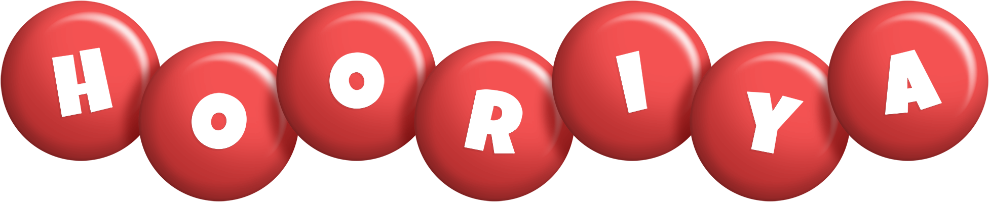 Hooriya candy-red logo