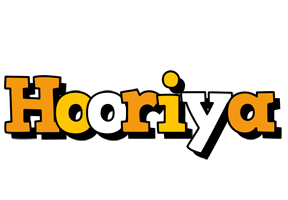 Hooriya cartoon logo