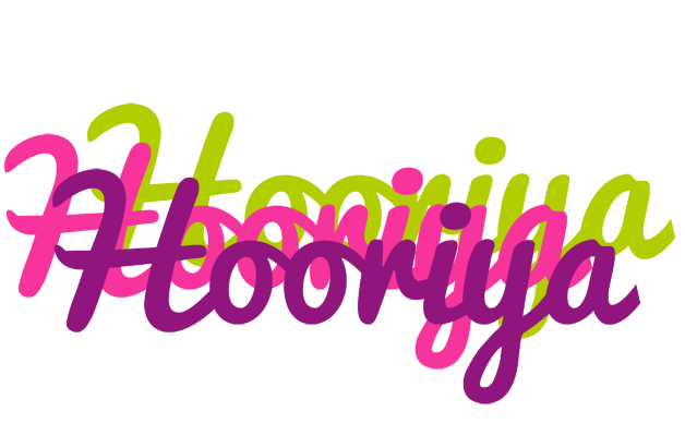 Hooriya flowers logo