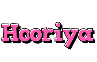 Hooriya girlish logo