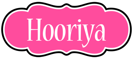 Hooriya invitation logo