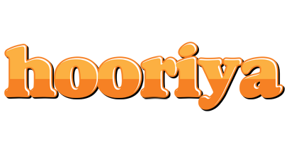 Hooriya orange logo