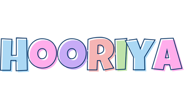 Hooriya pastel logo